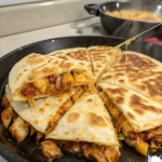 BBQ chicken quesadilla